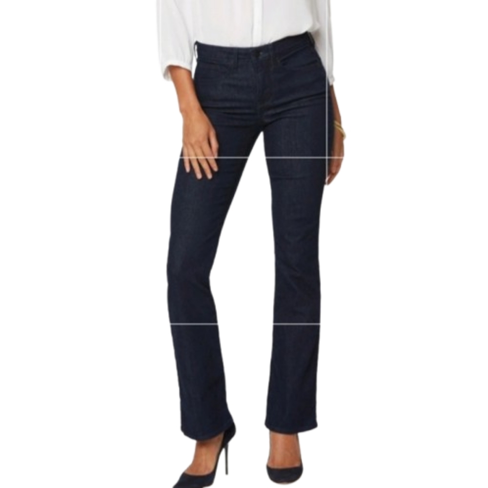 NYDJ Not Your Daughters Blue Jeans Barbara Bootcut Denim Size 16 16W NEW NWT